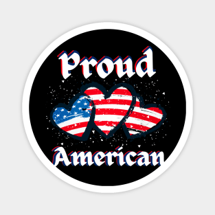 Proud American Presidential Election 2024 Patriotic Citizen Magnet